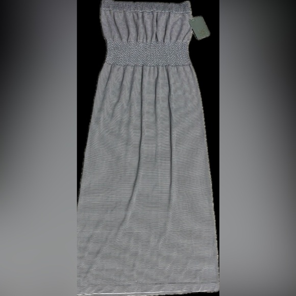 Lark & Grey Striped MAXI DRESS.   M/L - Picture 7 of 9